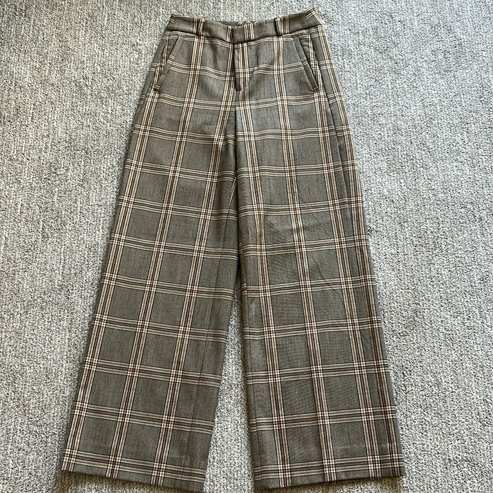 Plaid slacks